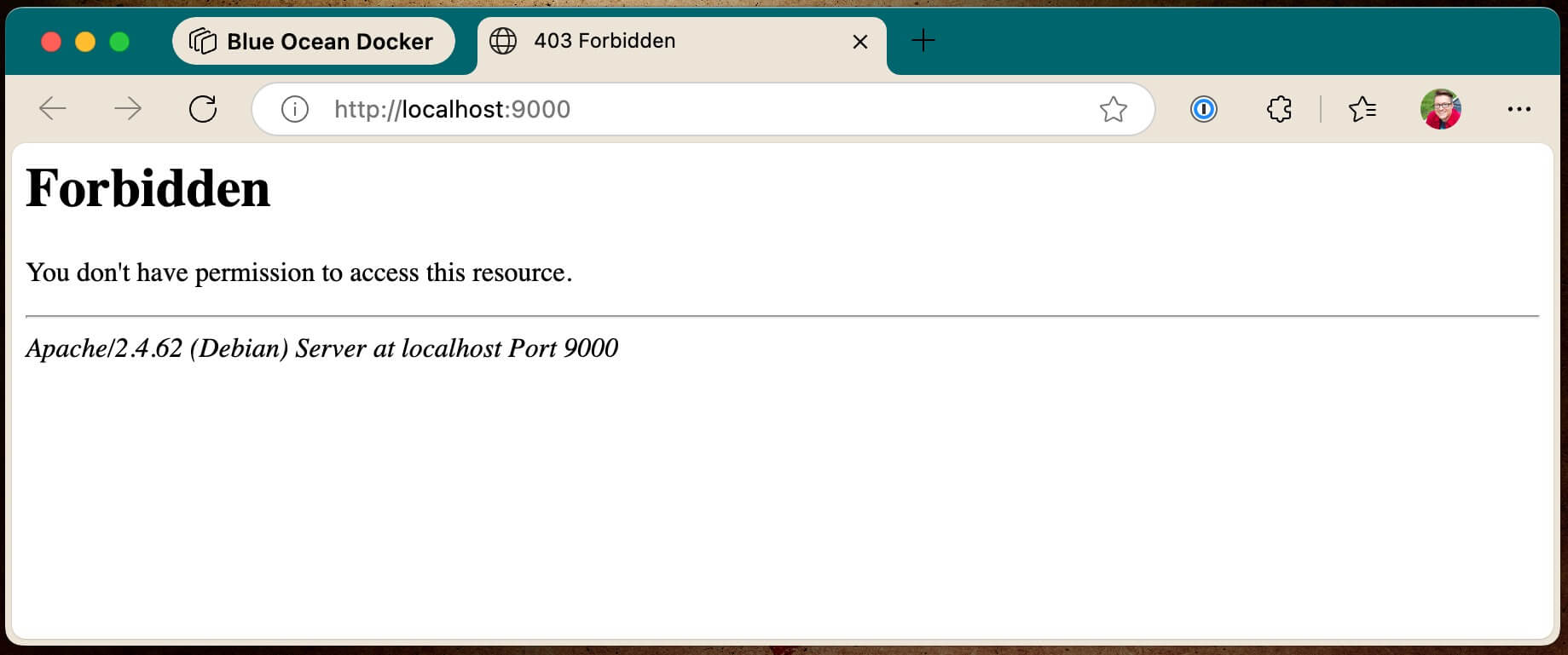 Apache Error